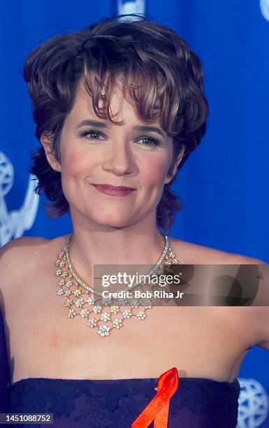 Lea Thompson at the Emmy Award Show, September 8, 1996 in Pasadena, California.