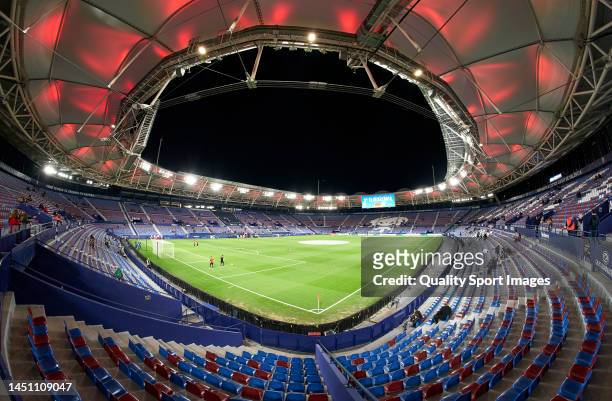 General view inside the stadium prior to the Copa del Rey second round match between Levante UD and FC Andorra at Ciutat de Valencia on December 21,...