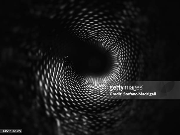 texture concept of tunnel - final round fotografías e imágenes de stock