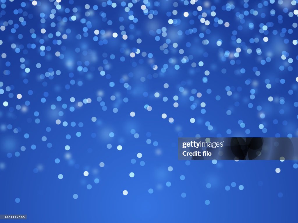Confetti blu celebrazione astratto