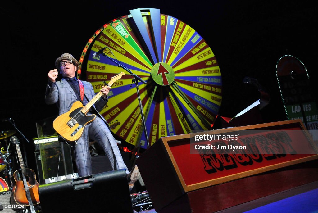 Elvis Costello Performs At The Royal Albert Hall