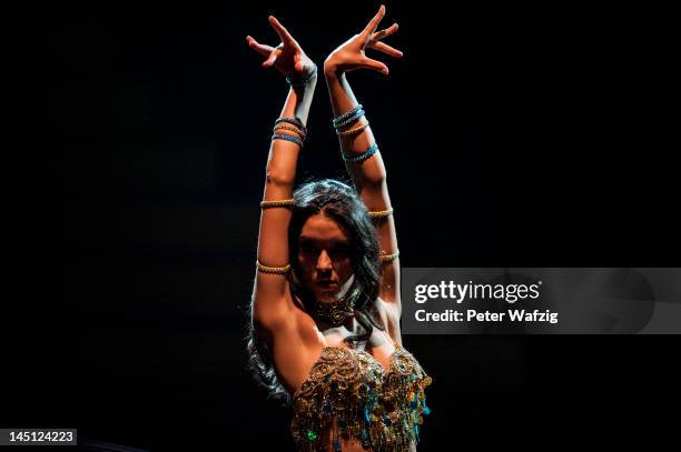 Rebecca Mir performs during 'Let's Dance' Finals at Coloneum on May 23, 2012 in Cologne, Germany.