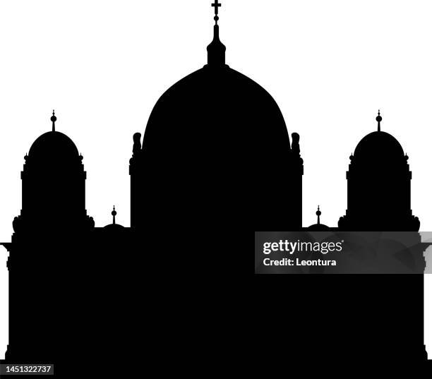 berlin cathedral - berlin cathedral stock illustrations