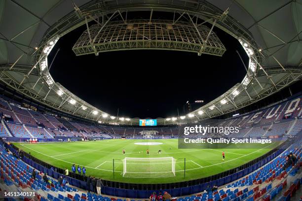 General view inside the stadium prior to the Copa del Rey second round match between Levante UD and FC Andorra at Ciutat de Valencia on December 21,...