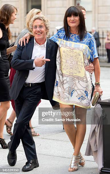 Roger Daltrey and Sandie Shaw attend a special 'Celebration of the Arts' event at the Royal Academy of Arts on May 23, 2012 in London, England.