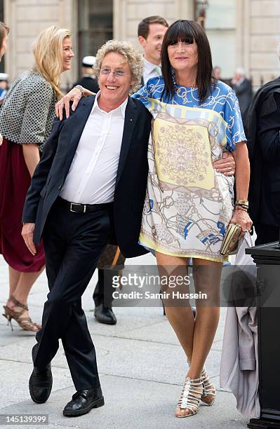 Roger Daltrey and Sandie Shaw attend a special 'Celebration of the Arts' event at the Royal Academy of Arts on May 23, 2012 in London, England.