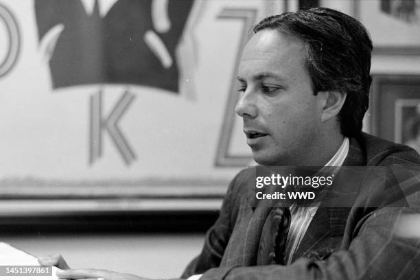 American author and menswear designer Alan Flusser. Flusser also designed the wardrobe and clothing for films, such as the character Gordon Gekko in...