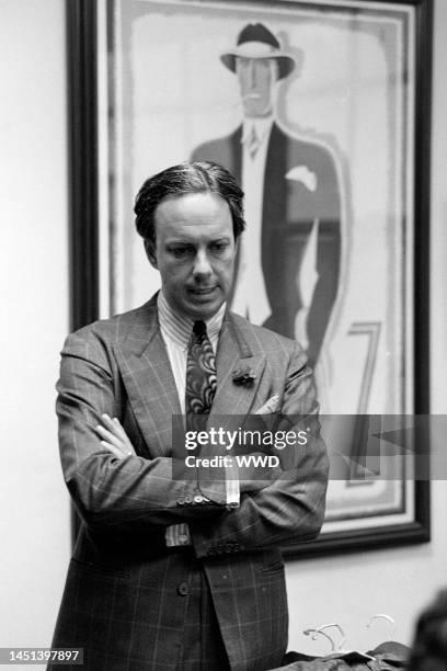 American author and menswear designer Alan Flusser. Flusser also designed the wardrobe and clothing for films, such as the character Gordon Gekko in...