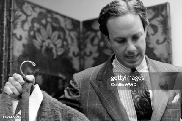 American author and menswear designer Alan Flusser. Flusser also designed the wardrobe and clothing for films, such as the character Gordon Gekko in...