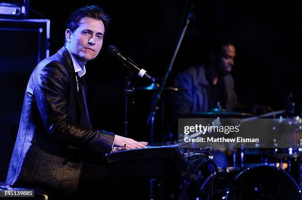 Singer/ songwriter Peter Cincotti performs at Le Poisson Rouge on May 23, 2012 in New York City.
