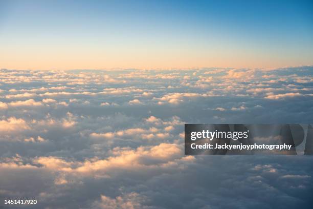 high angle view from the aircraft - airport above stock-fotos und bilder