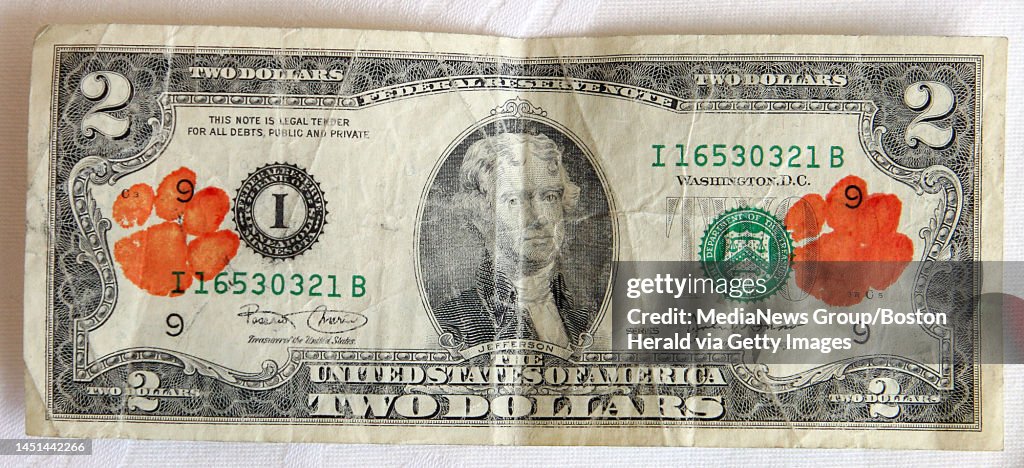 Two Dollar Note Two Dollar Bill Front And Back