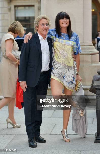 Roger Daltrey and Sandie Shaw attend A Celebration of the Arts at Royal Academy of Arts on May 23, 2012 in London, England.