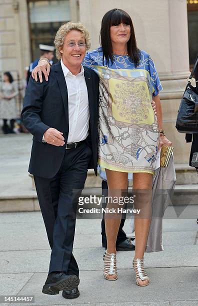 Roger Daltrey and Sandie Shaw attend A Celebration of the Arts at Royal Academy of Arts on May 23, 2012 in London, England.