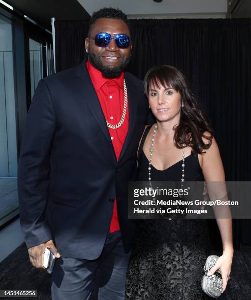 Red Sox slugger David Ortiz and his wife, Tiffany Ortiz, attend the From Fenway to the Runway fashion show & luncheon, Monday, September 12, 2016....