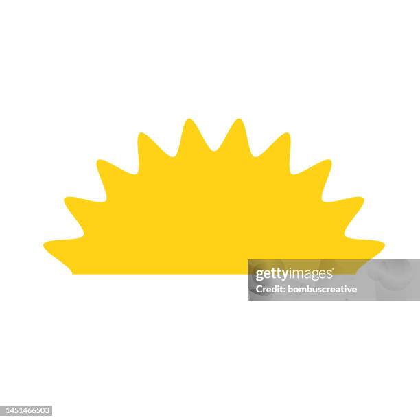 sonne-symbol - summer sounds stock-grafiken, -clipart, -cartoons und -symbole