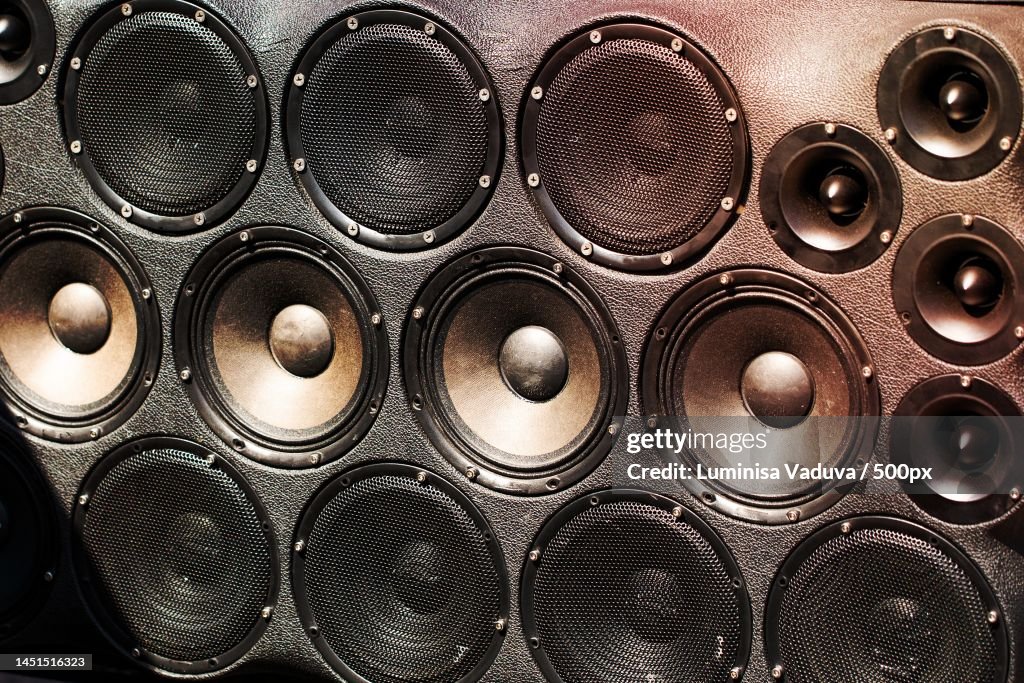 Audio speakers in the car door,Music speakers for cars,Arad,Romania