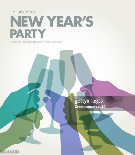 new years party - chardonnay grape 幅插畫檔、美工圖案、卡通及圖標