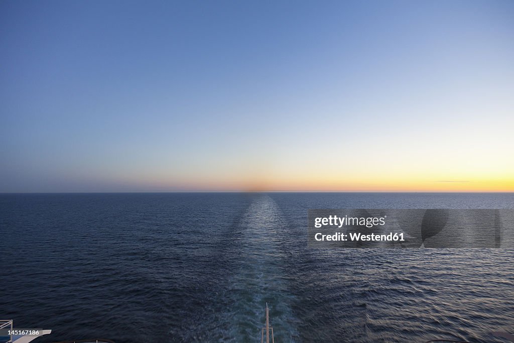 Baltic Sea, Cruise ship travelling between Russia and Finland