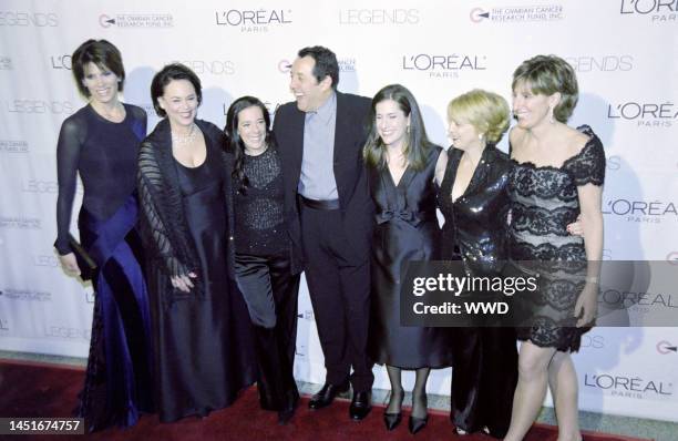 Andrew Tilberis with Ann Moore, Broadcaster Daryn Kagan,Ann Jackson and gala honorees. Event took place at Hammerstein Ballroom, New York.