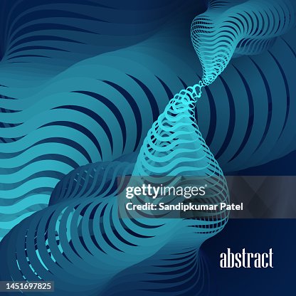 Concentric abstract pattern created from repetitive elements. Concentric abstract pattern created from repetitive elements.