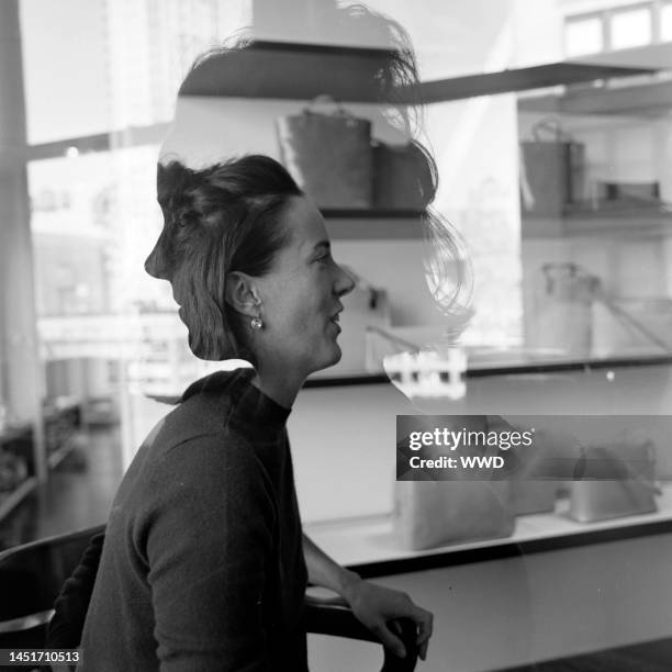 Kate Spade poses for portraits in her New York City showroom on November 2, 2000.