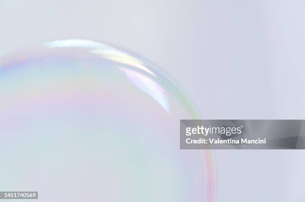 soap bubble - blowing bubbles foto e immagini stock
