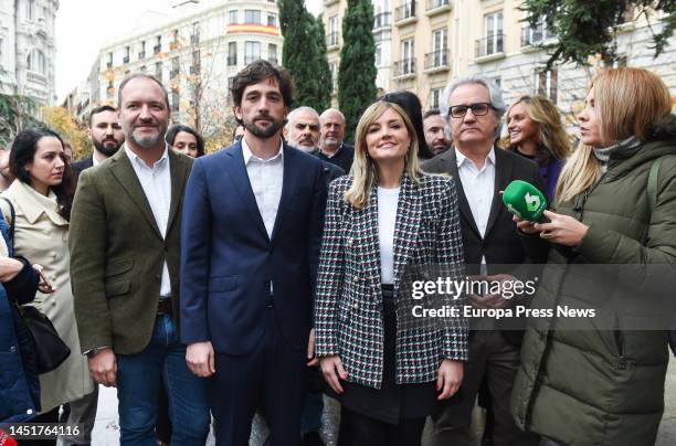 The delegate of Urban Development, Mariano Fuentes ; the spokesman of Ciudadanos in the European Parliament, Adrian Vazquez ; the autonomic...