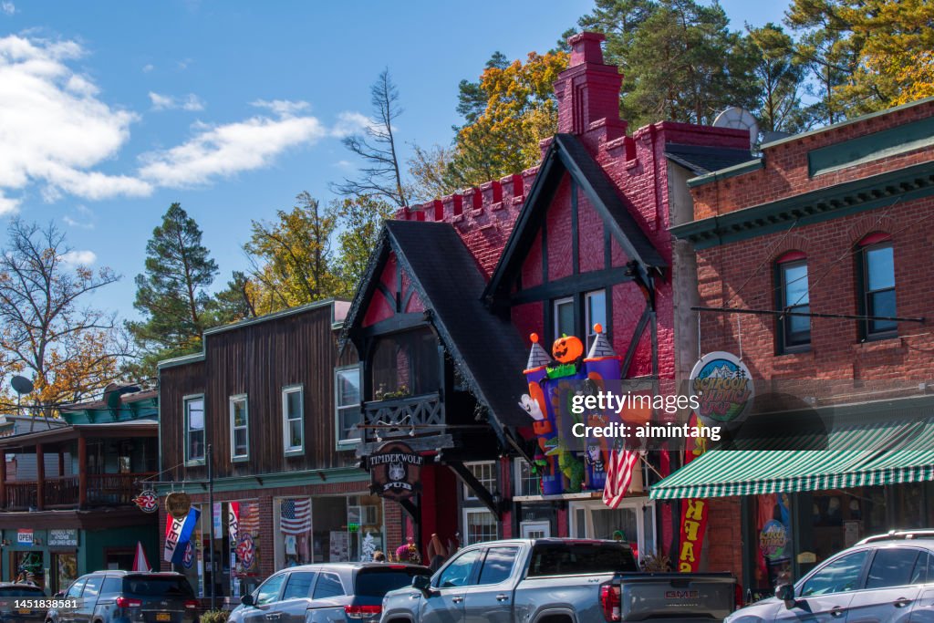 Stores in downtown Schroon Lake