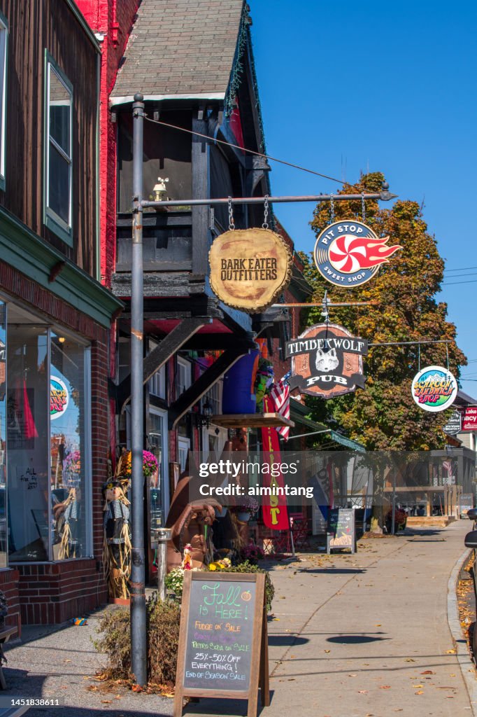 Street view of downtown Schroon Lake