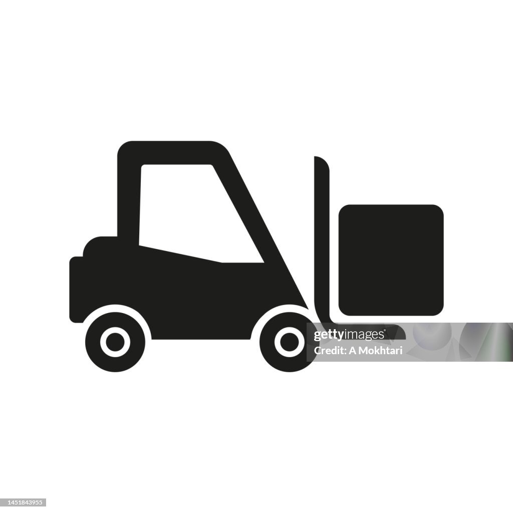 Forklift icon.