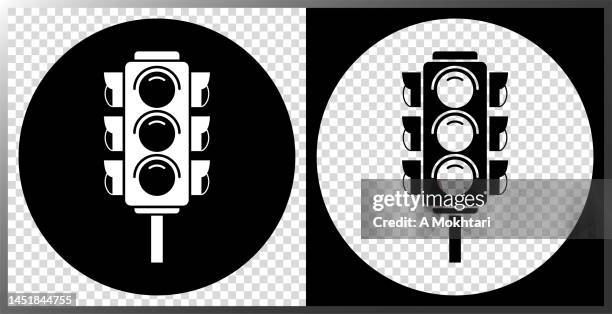 red traffic light icon. - red light vector stock illustrations