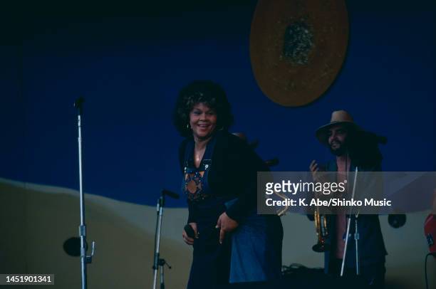 Etta James sings, Monterey, California, United States, 20 September 1975.
