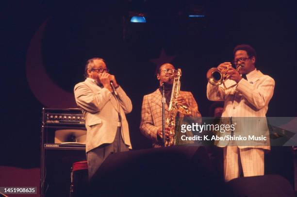 Jazz Vignettes' with Benny Golson, Toots Thielemans, Clark Terry, Monterey, California, United States, 20 September 1975.