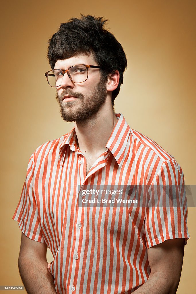 Portrait of young man