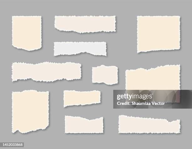 papierdrehmaschinen sieben vektoren - papierstück stock-grafiken, -clipart, -cartoons und -symbole