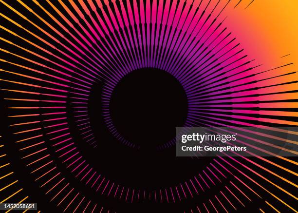 circlular frame - abstract light swirl stock illustrations