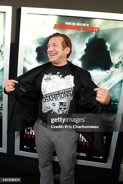 Dimitri Diachenko arrives at Special Fan Screening of Warner Bros. "Chernobyl Diaries" at ArcLight Cinemas Cinerama Dome on May 23, 2012 in...