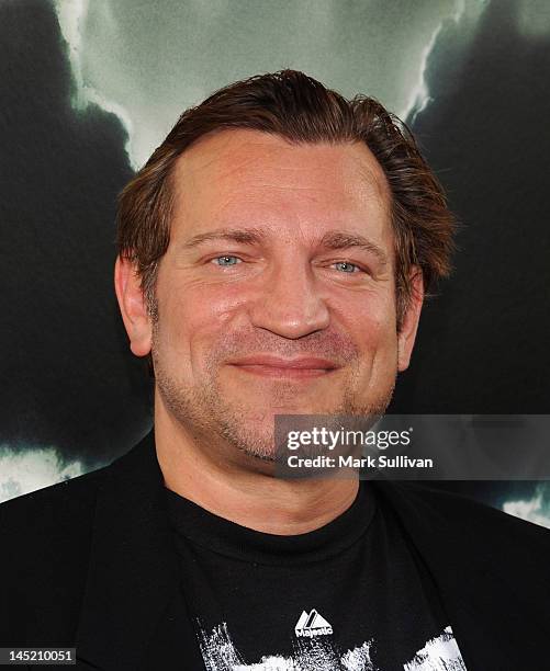Actor Dimitri Diachenko attends "Chernobyl Diaries" - special fan screening at ArcLight Cinemas Cinerama Dome on May 23, 2012 in Hollywood,...