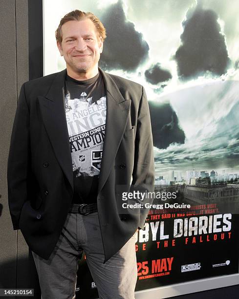 Actor Dimitri Diatchenko arrives at "Chernobyl Diaries" special fan screening at ArcLight Cinemas Cinerama Dome on May 23, 2012 in Hollywood,...