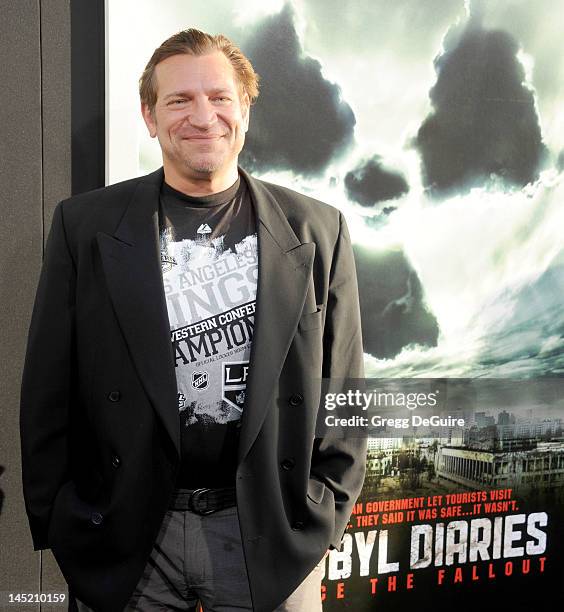 Actor Dimitri Diatchenko arrives at "Chernobyl Diaries" special fan screening at ArcLight Cinemas Cinerama Dome on May 23, 2012 in Hollywood,...