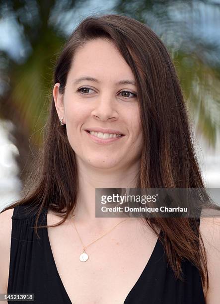 Sarah Burns poses at the 'The Central Park Five' photocall during the 65th Annual Cannes Film Festival at Palais des Festivals on May 24, 2012 in...