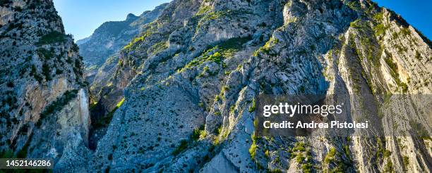 gole di san martino canyon, maiella national park, abruzzo, italy - andrea martino stockfoto's en -beelden