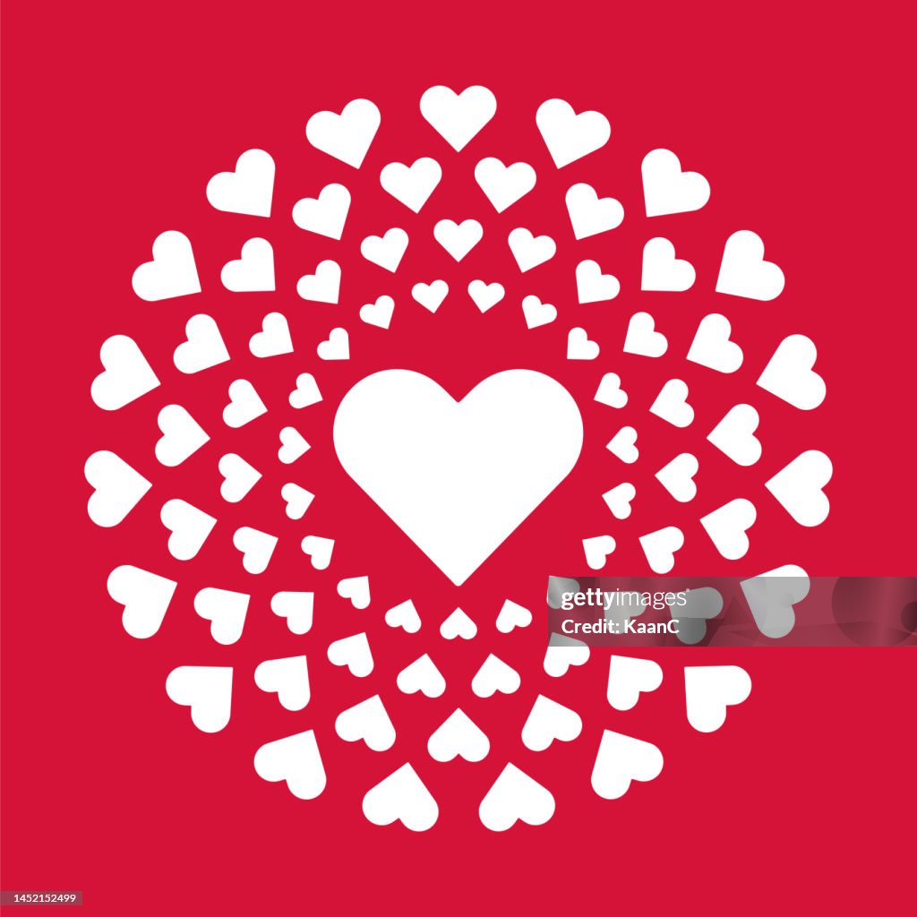 Heart Sample Design Heart Shapes Template Design Vector Stock Illustration High-Res Vector ...
