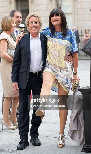 Roger Daltrey and Sandie Shaw attend a special 'Celebration of the Arts' event at the Royal Academy of Arts on May 23, 2012 in London, England.