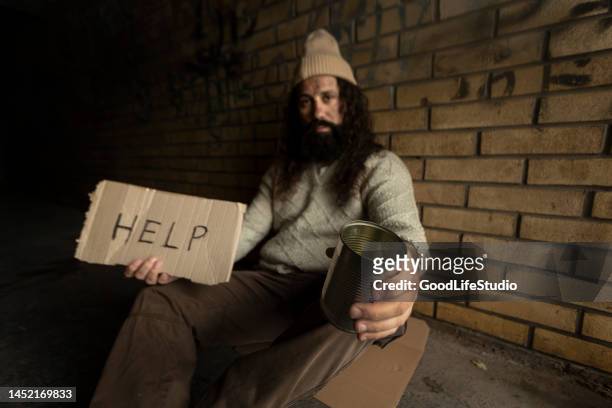 please help me - homelessness stock pictures, royalty-free photos & images
