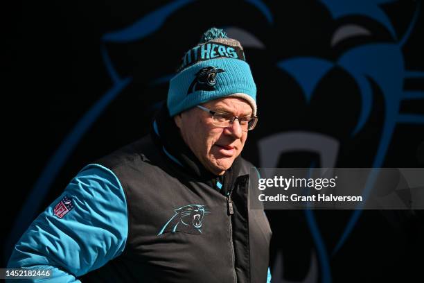 Carolina Panthers owner David Tepper looks on before the game against the Detroit Lions at Bank of America Stadium on December 24, 2022 in Charlotte,...