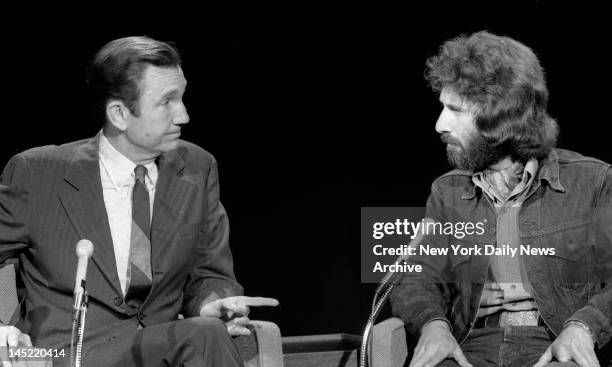 Ramsay Clark and Frank Serpico get together, Knapp Commission.