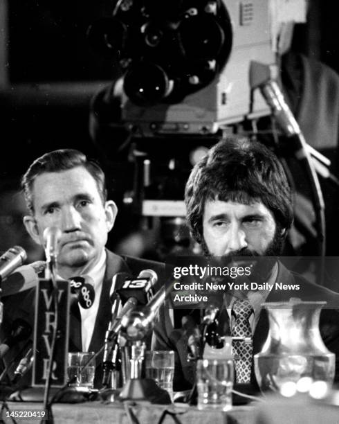 Detective Frank Serpico with Ramsey Clark before the Knapp Commission.