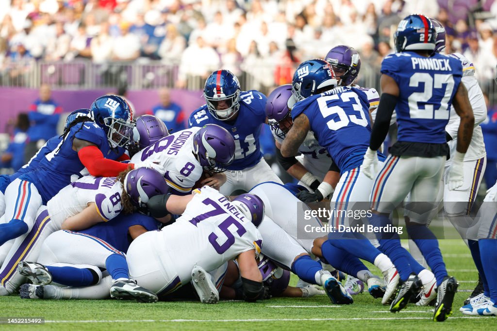 New York Giants v Minnesota Vikings